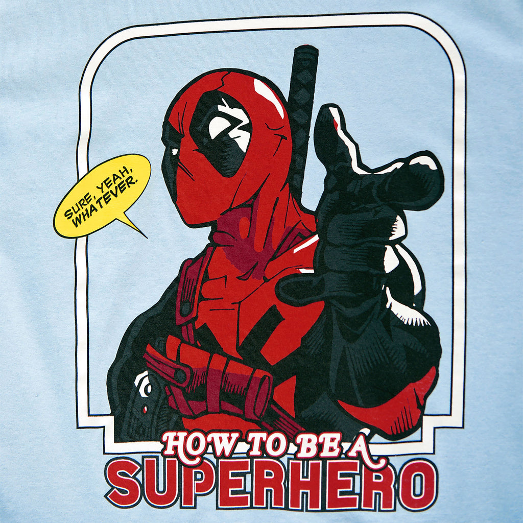 Produktbild Deadpool - How to Be a Superhero T-Shirt blau