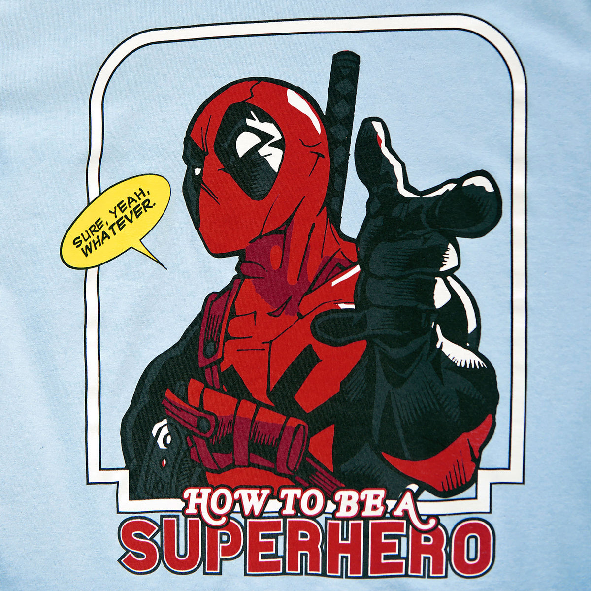 Produktbild Deadpool - How to Be a Superhero T-Shirt blau