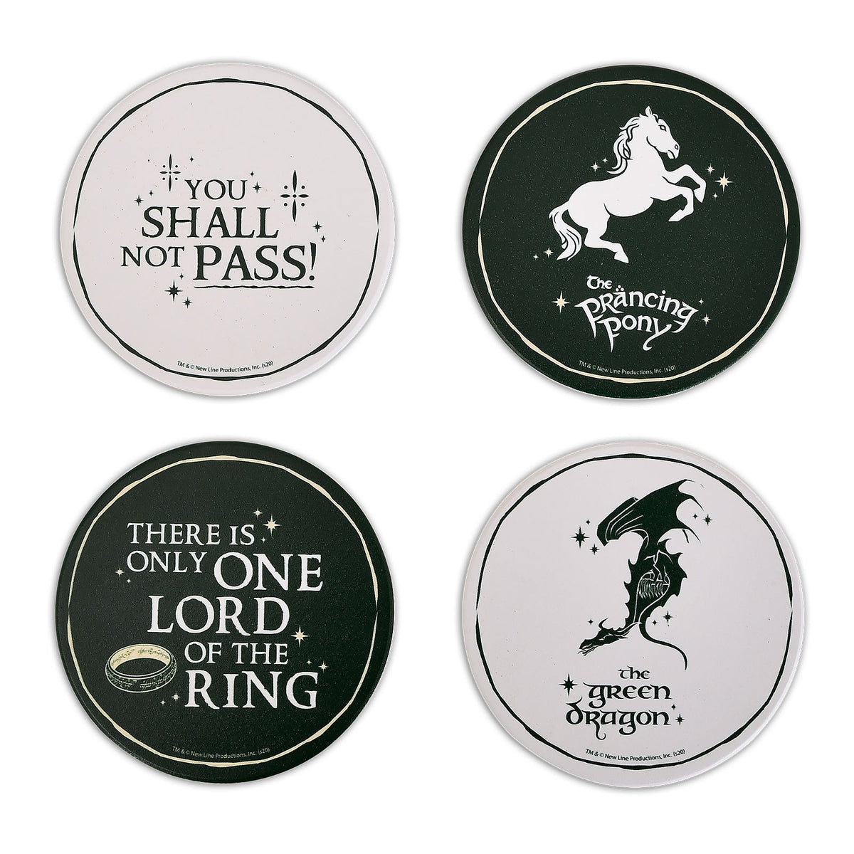 Produktbild Der Herr der Ringe Untersetzer 4er Set