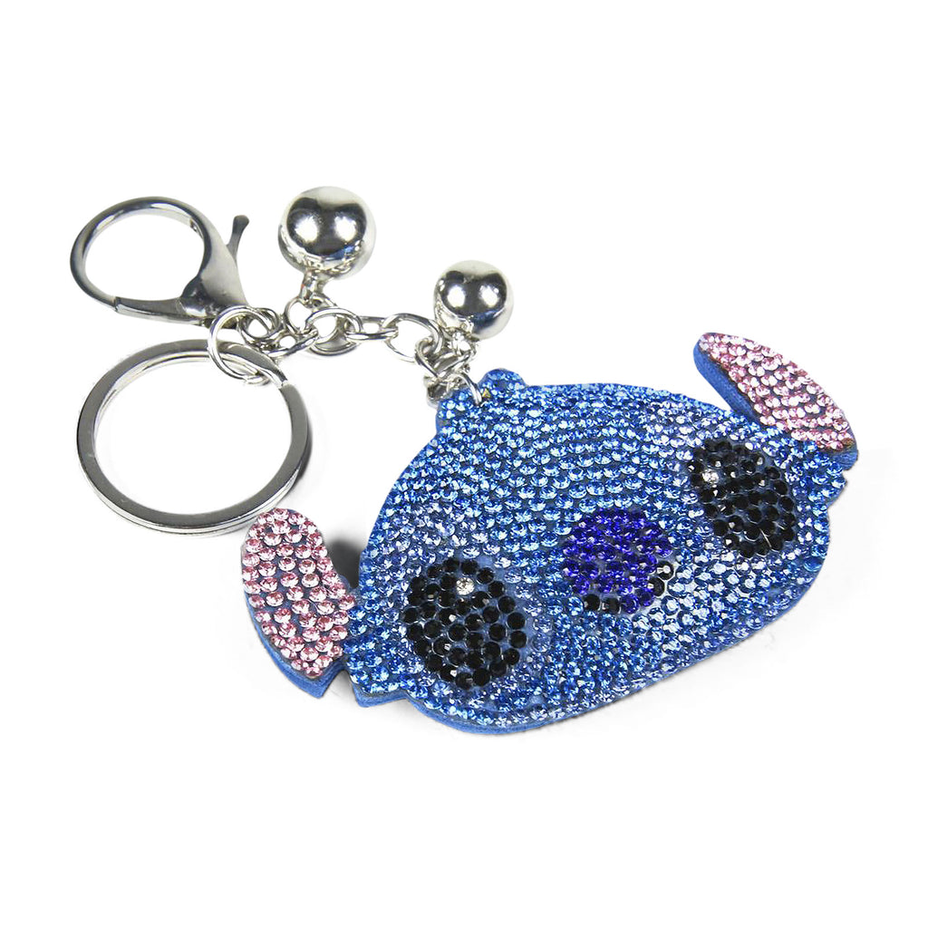 Produktbild Lilo & Stitch - Stitch Face Glitter Schlüsselanhänger