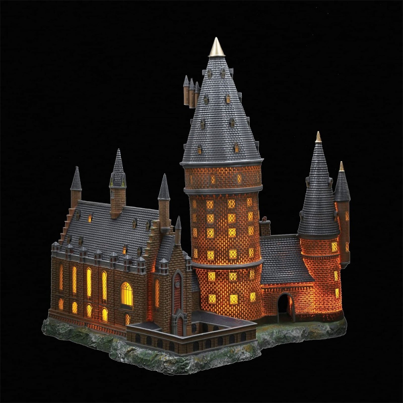 Produktbild Hogwarts Große Halle mit Hauptturm Miniatur Replik mit Beleuchtung - Harry Potter