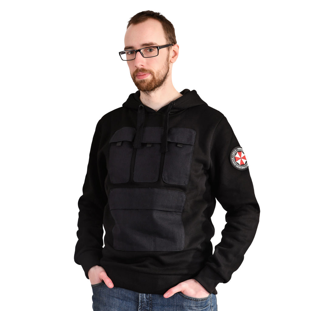Resident Evil - U.B.C.S. Outfit Military Hoodie schwarz