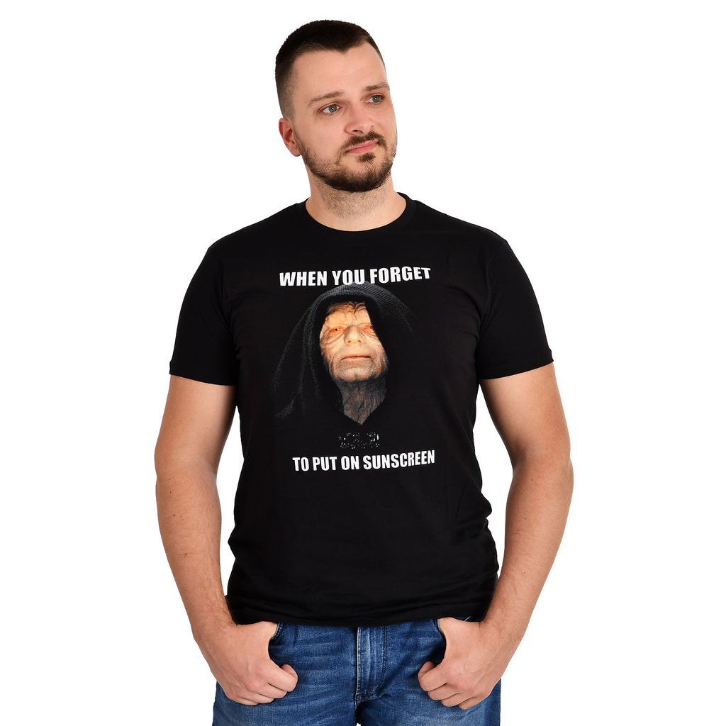 Product image Star Wars - Palpatine Sunscreen T-Shirt Black