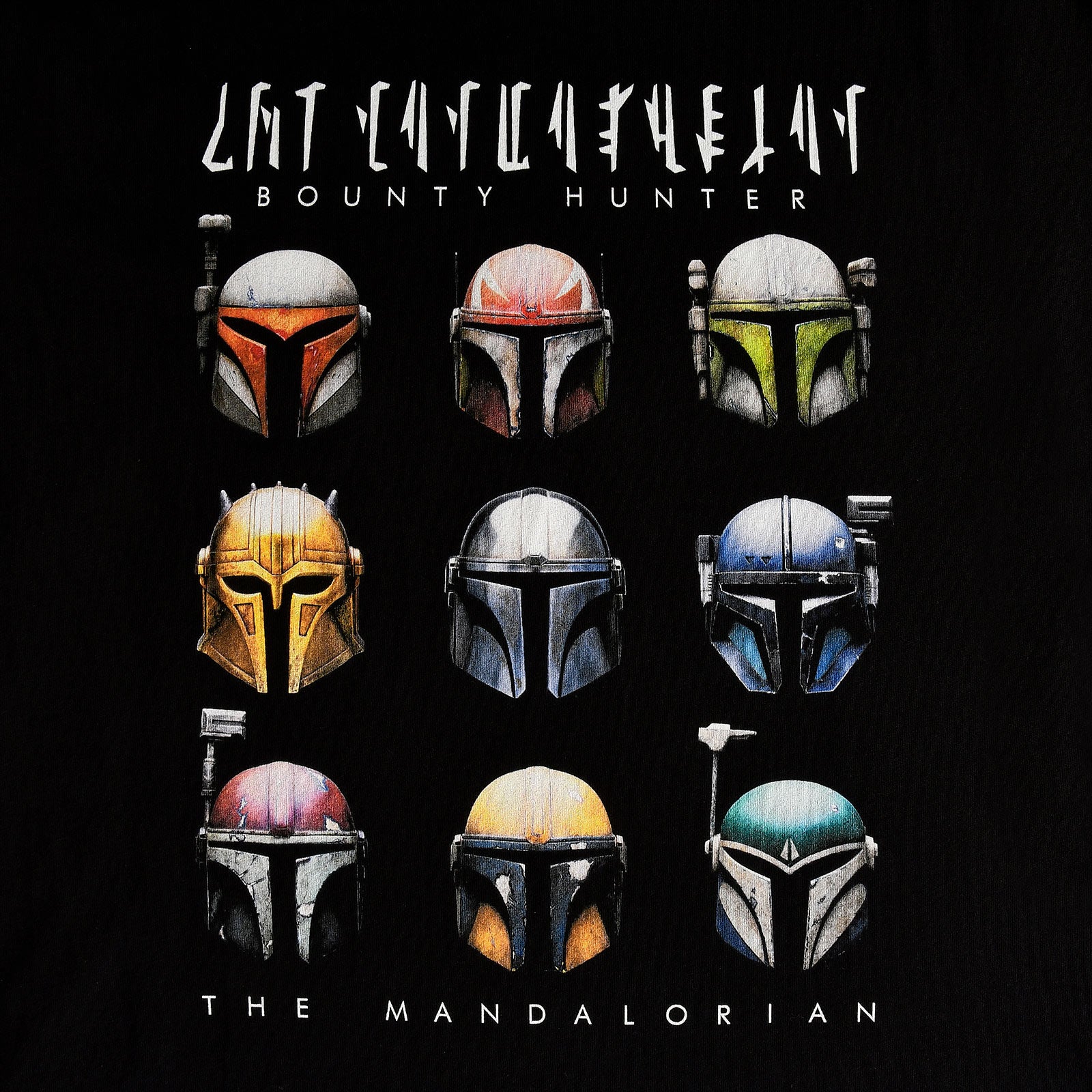 Produktbild Star Wars - Mandalorian Helmets T-Shirt schwarz