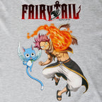 Produktbild Fairy Tail - Natsu und Happy T-Shirt grau