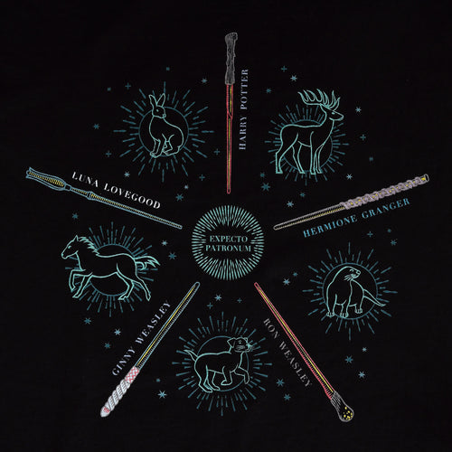 Produktbild Harry Potter - Patronus Friends T-Shirt Damen schwarz