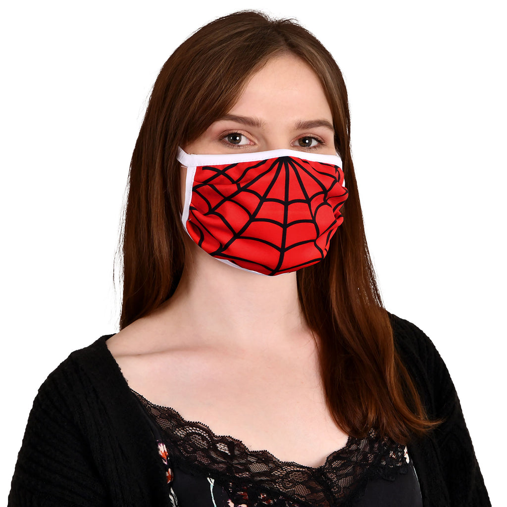 Produktbild Spinnennetz Gesichtsmaske für Spider-Man Fans