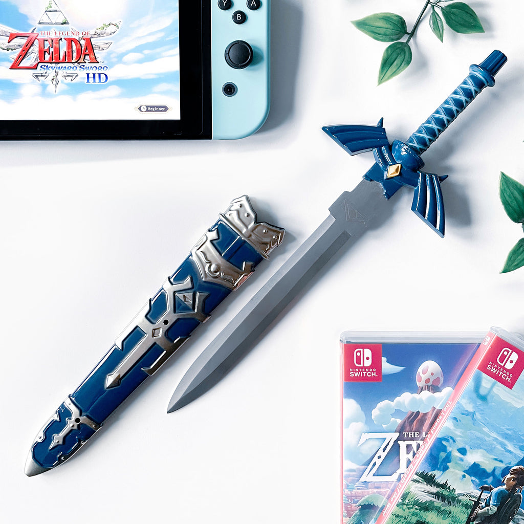 Produktbild Masterschwert Miniatur Replik mit Scheide für Zelda Fans