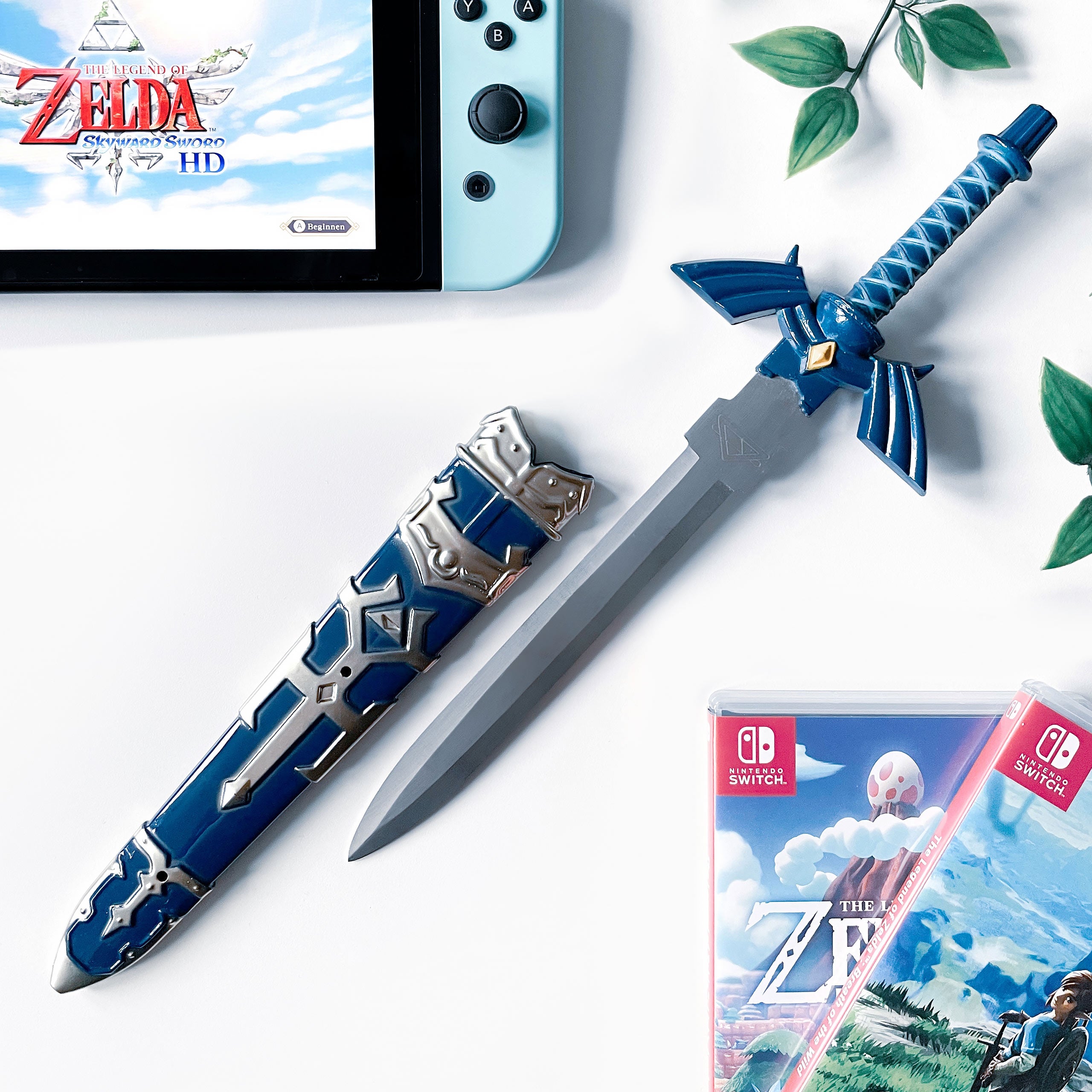 Produktbild Masterschwert Miniatur Replik mit Scheide für Zelda Fans