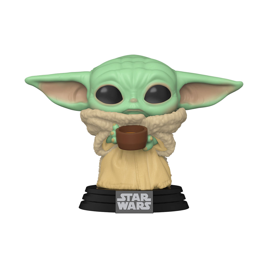 Produktbild The Child mit Tasse Funko Pop Wackelkopf-Figur - Star Wars The Mandalorian