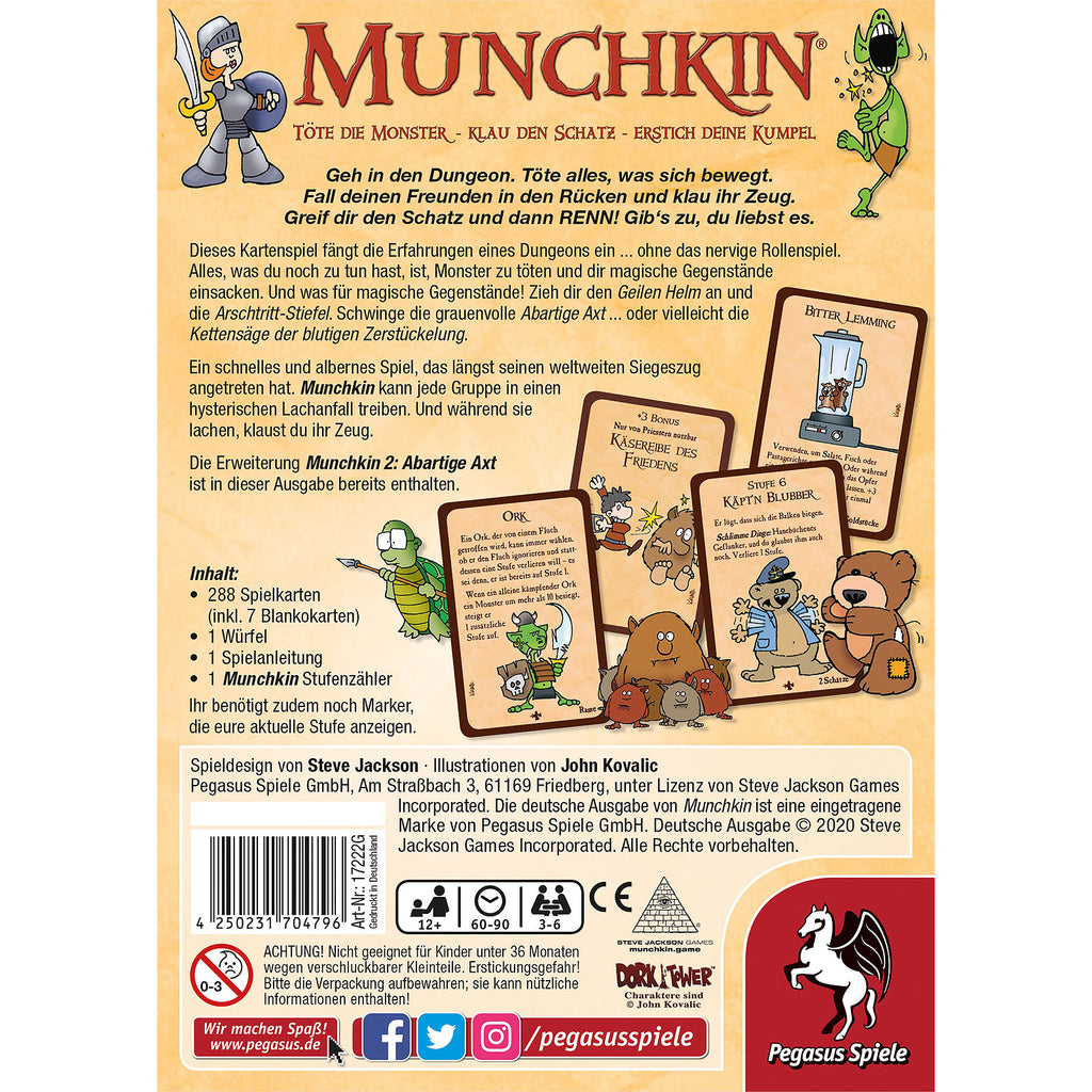 Produktbild Munchkin - Grundspiel mit Erweiterung