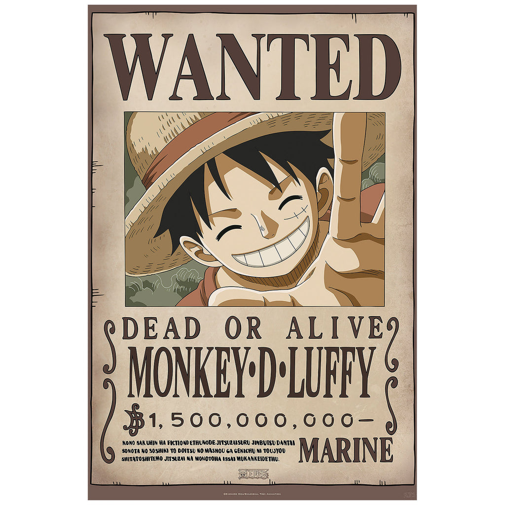 Produktbild One Piece - Wanted Luffy & Ace Poster 2er Set