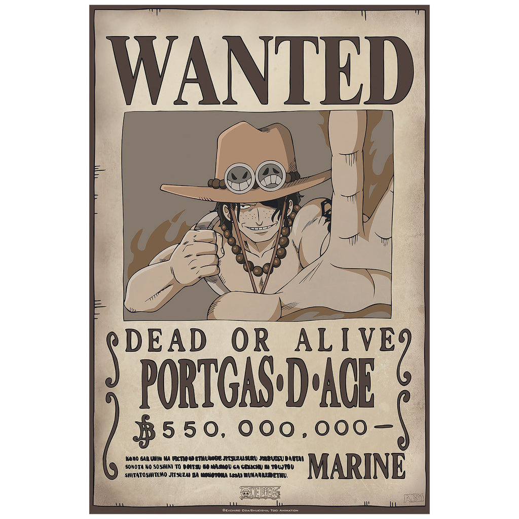 Produktbild One Piece - Wanted Luffy & Ace Poster 2er Set