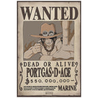 Produktbild One Piece - Wanted Luffy & Ace Poster 2er Set