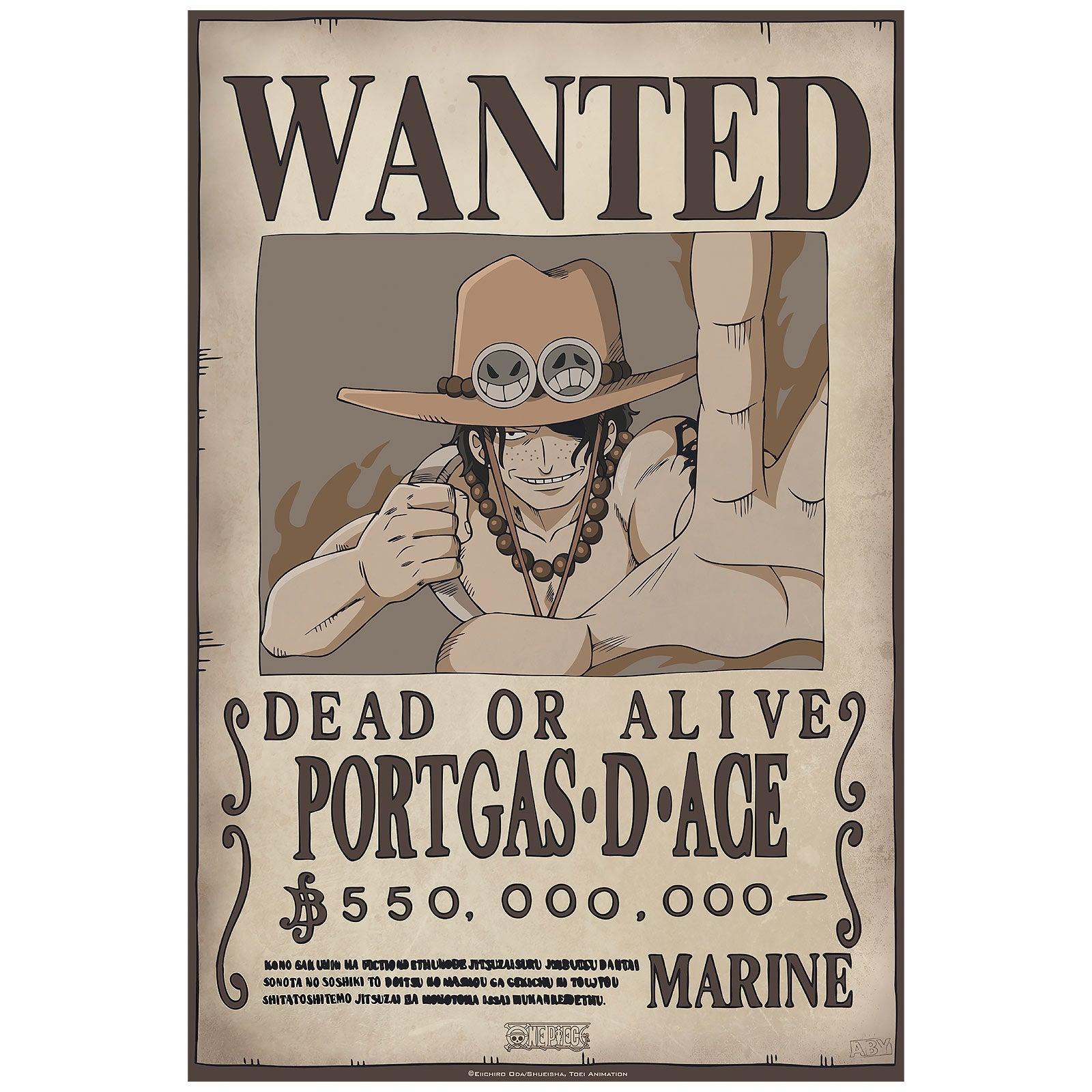 Produktbild One Piece - Wanted Luffy & Ace Poster 2er Set