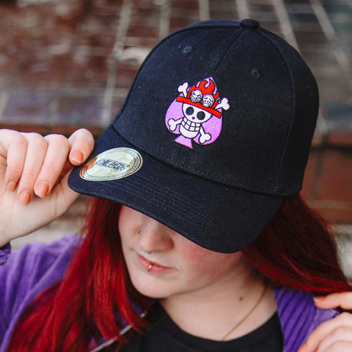 Produktbild One Piece - Portgas D. Ace Skull Basecap