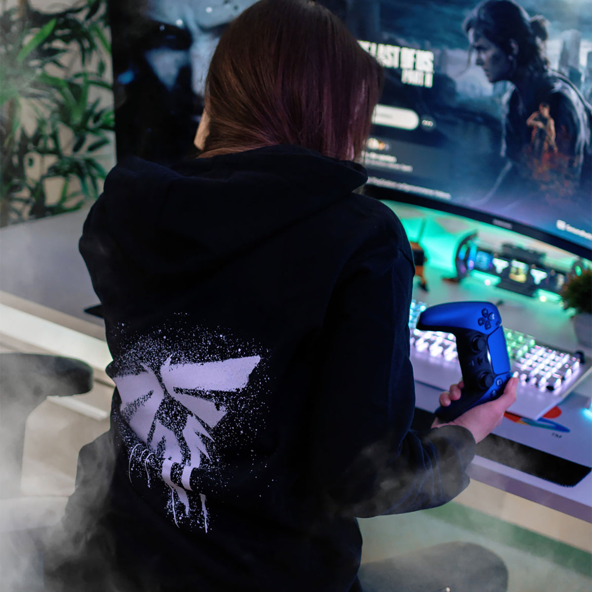 Produktbild The Last of Us - Fireflies Logo Kapuzenjacke schwarz