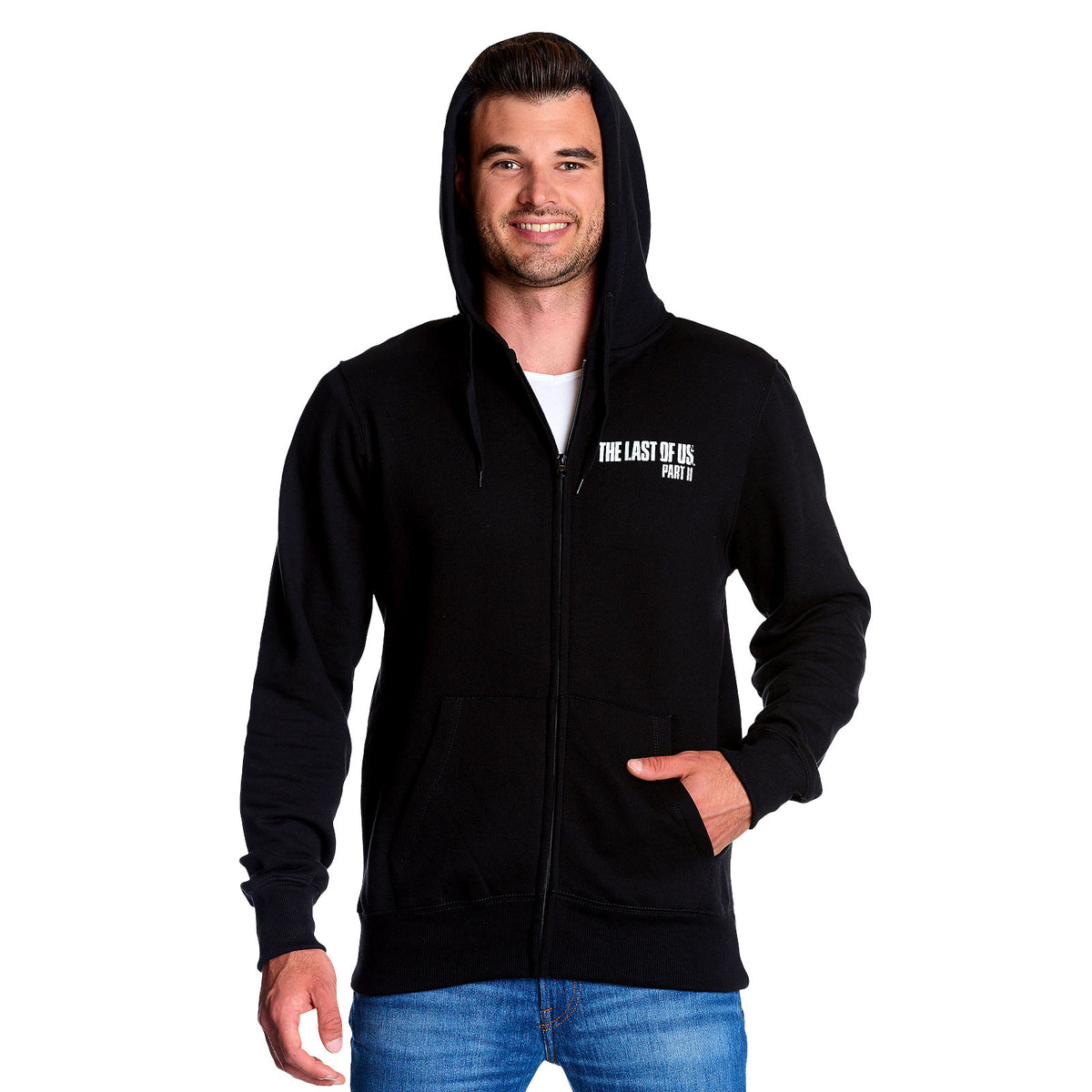 Produktbild The Last of Us - Fireflies Logo Kapuzenjacke schwarz