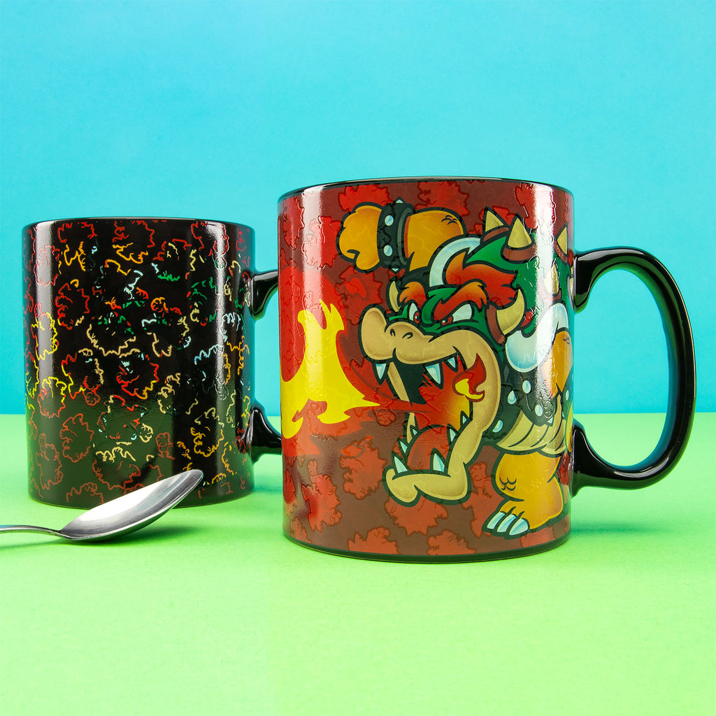 Produktbild Super Mario - Bowser Thermoeffekt Tasse