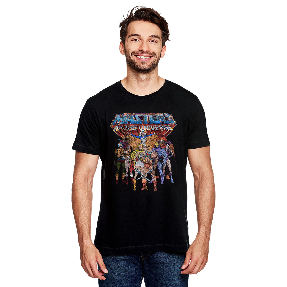Produktbild Masters of the Universe - Characters Distressed T-Shirt schwarz