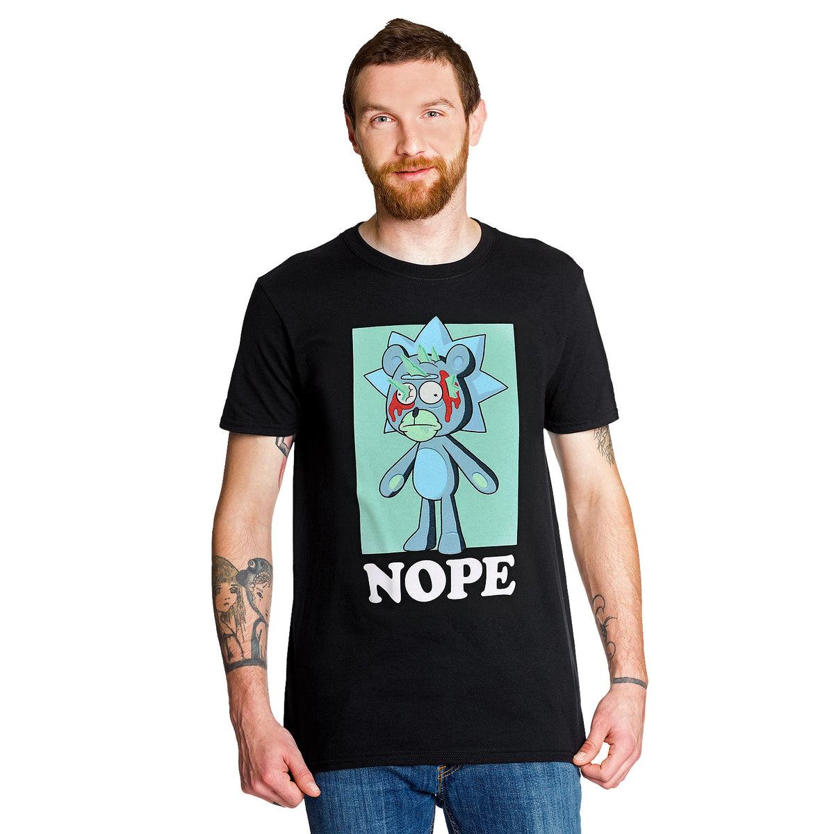 Produktbild Rick and Morty - Nope T-Shirt schwarz