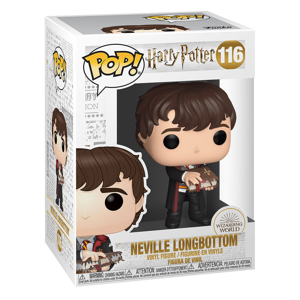 Produktbild Harry Potter - Neville mit Monsterbuch Funko Pop Figur