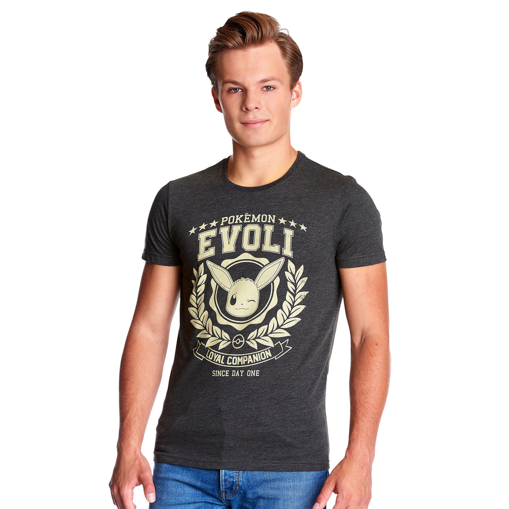 Pokemon - Evoli Loyal Companion T-Shirt grau