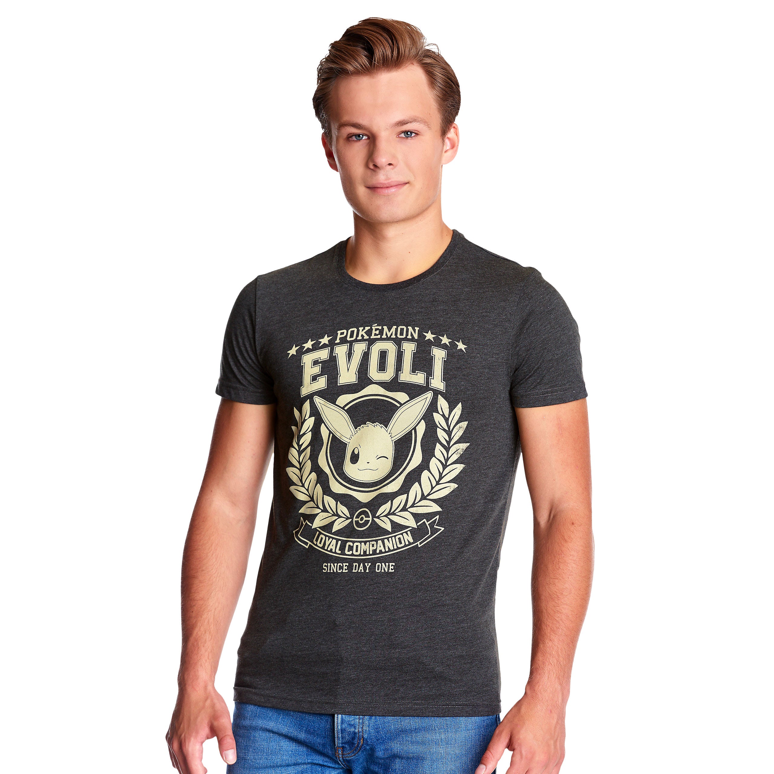 Produktbild Pokemon - Evoli Loyal Companion T-Shirt grau