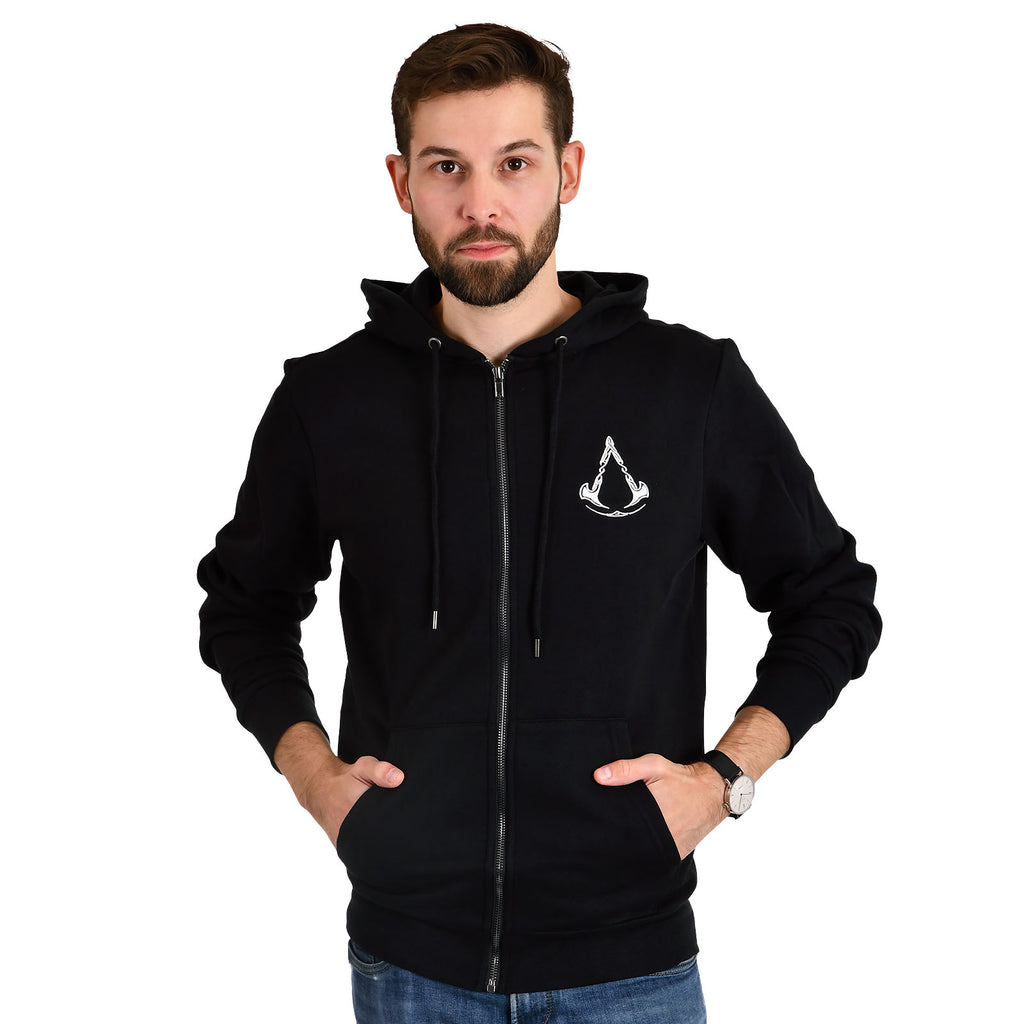 Produktbild Assassin's Creed - Valhalla Crest Banner Kapuzenjacke schwarz