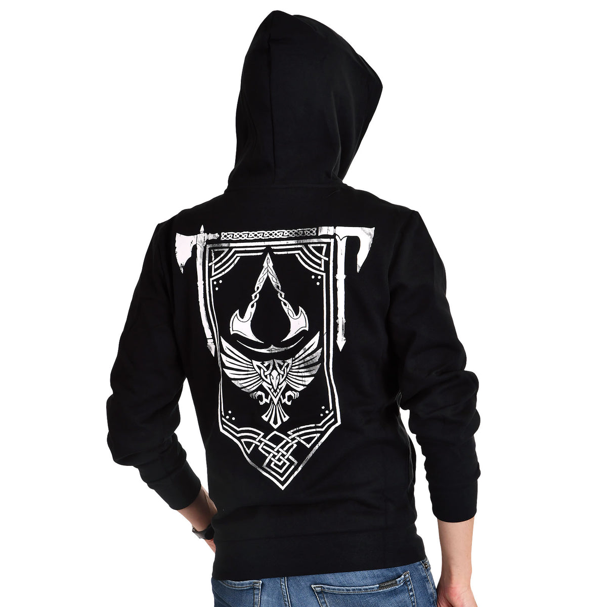 Produktbild Assassin's Creed - Valhalla Crest Banner Kapuzenjacke schwarz