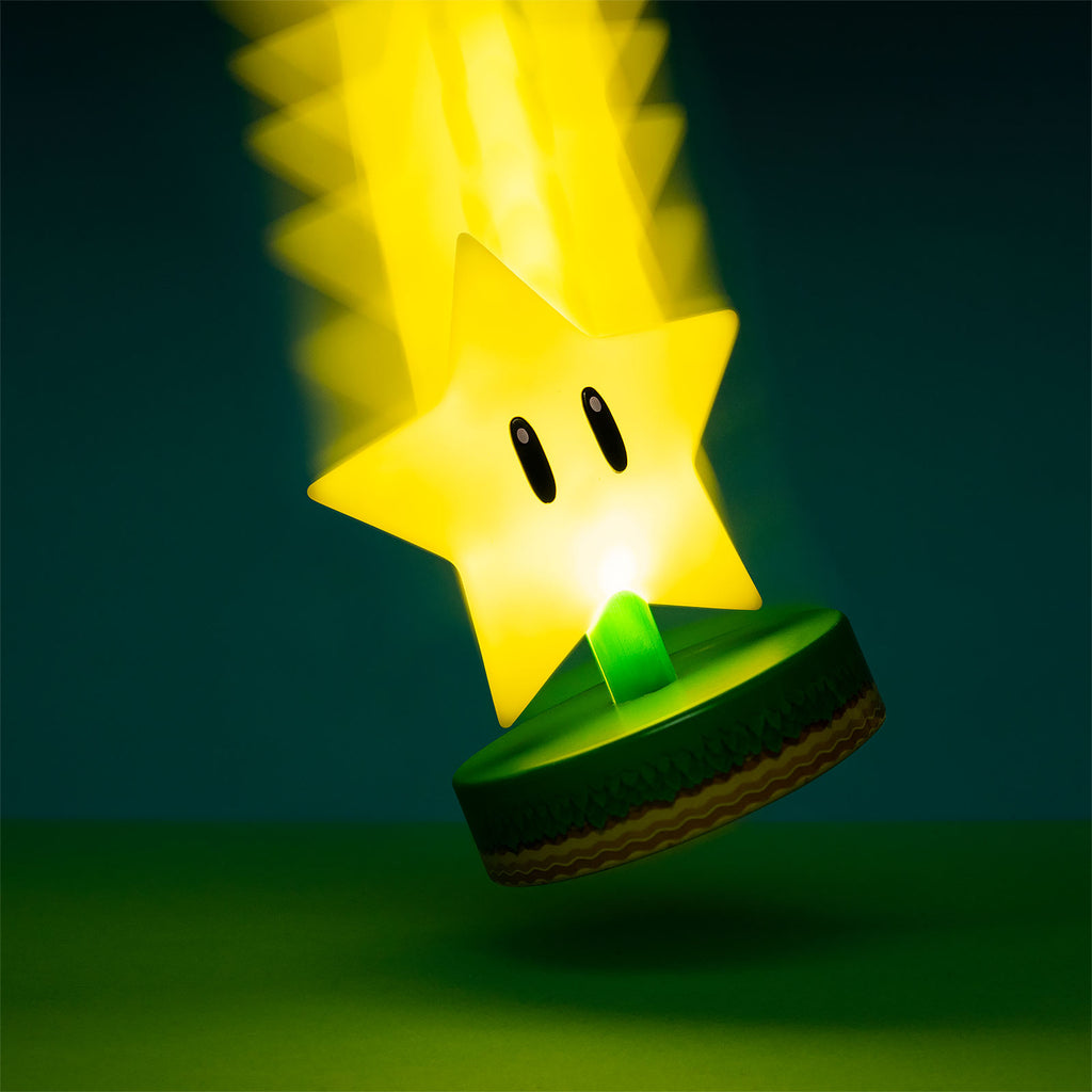Produktbild Super Mario - Super-Stern Icons 3D Tischlampe