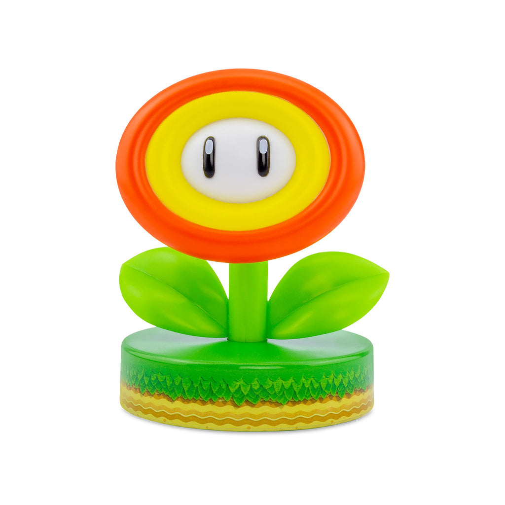 Super Mario - Feuerblume Icons 3D Tischlampe