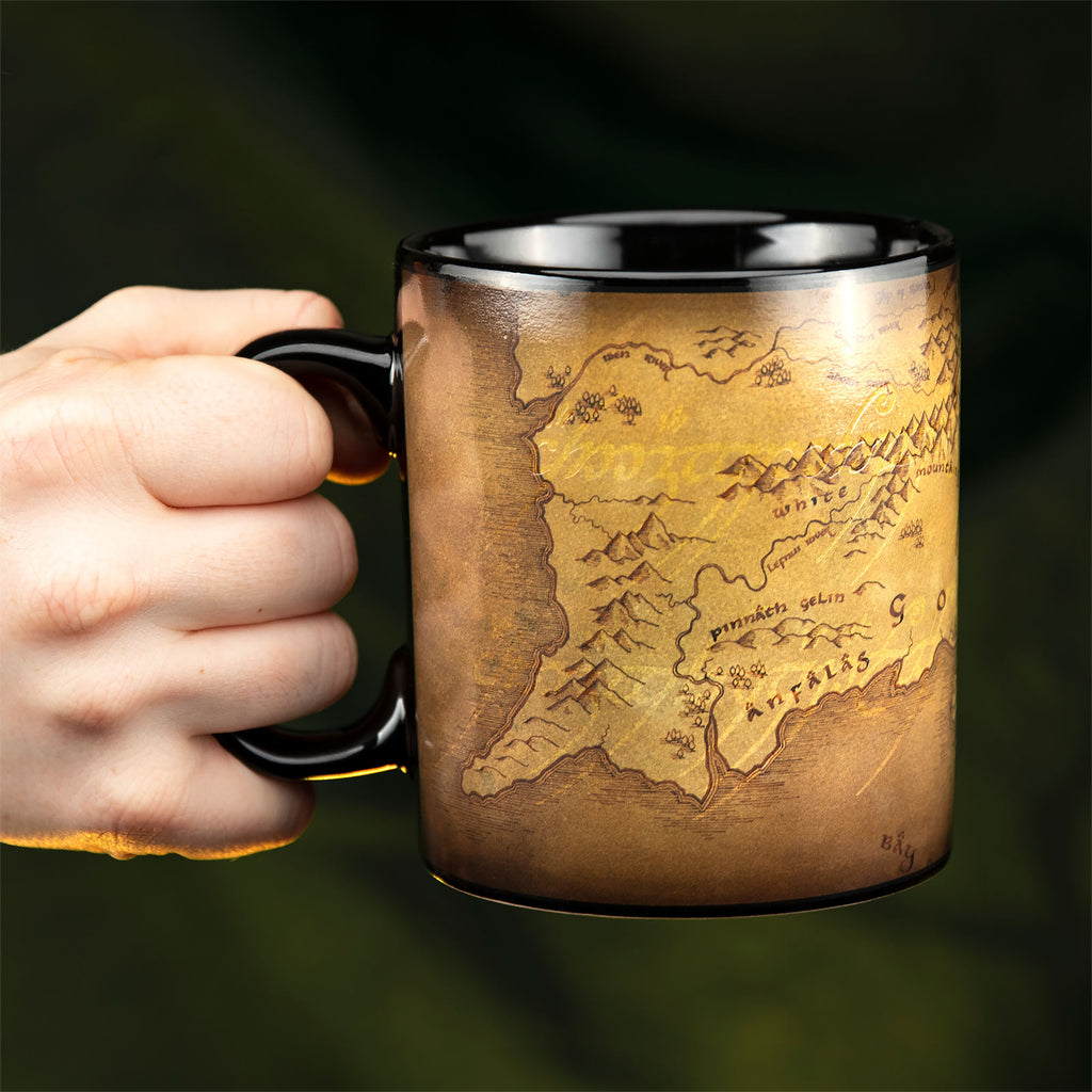 Produktbild Der Herr der Ringe - Mittelerde Thermoeffekt Tasse
