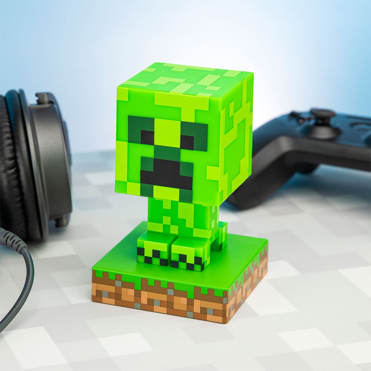 Produktbild Minecraft - Creeper Icons 3D Tischlampe