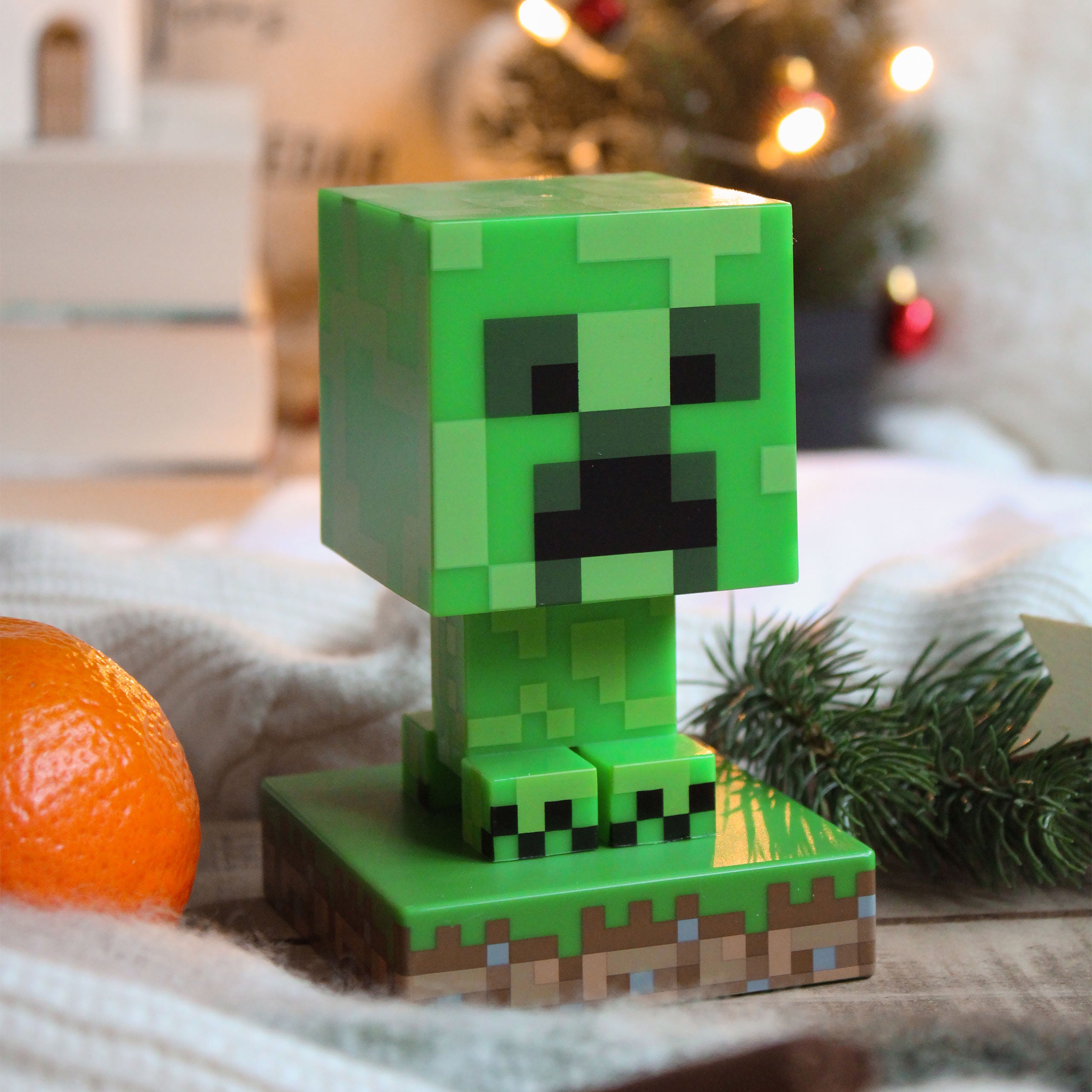 Produktbild Minecraft - Creeper Icons 3D Tischlampe