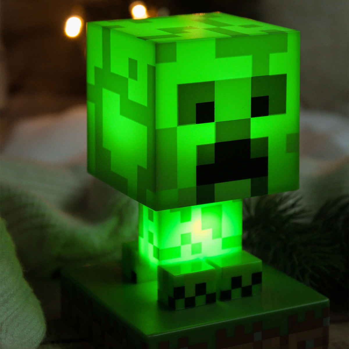 Produktbild Minecraft - Creeper Icons 3D Tischlampe
