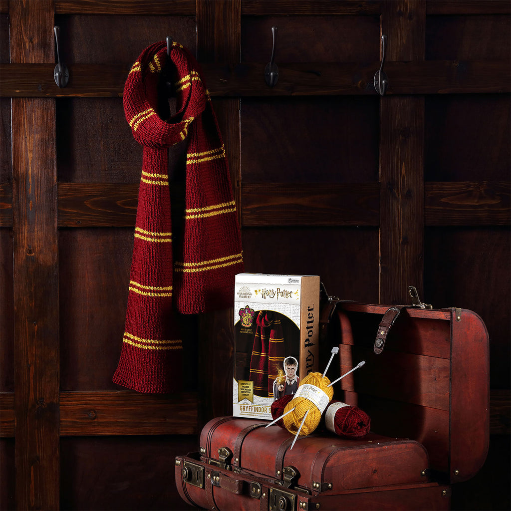 Produktbild Harry Potter - Gryffindor Schal Strick-Set