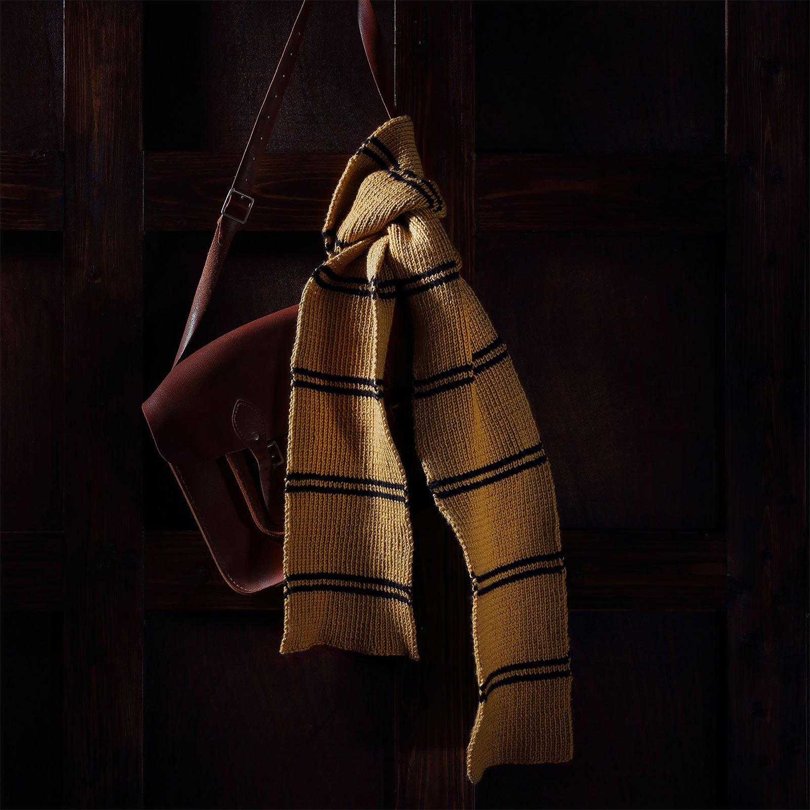 Produktbild Harry Potter - Hufflepuff Schal Strick-Set