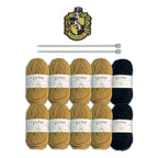 Produktbild Harry Potter - Hufflepuff Schal Strick-Set