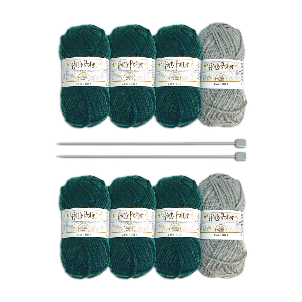 Product image Harry Potter - Slytherin Gloves & Socks Knitting Set