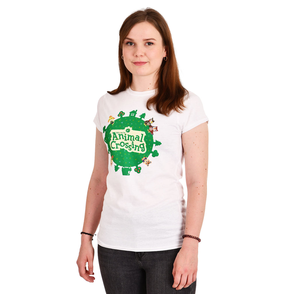 Produktbild Animal Crossing - Logo T-Shirt Damen weiß