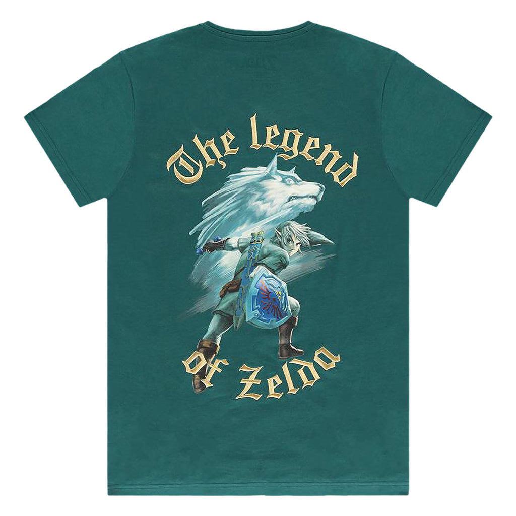 Produktbild Zelda - Link mit Wolf-Link T-Shirt türkis