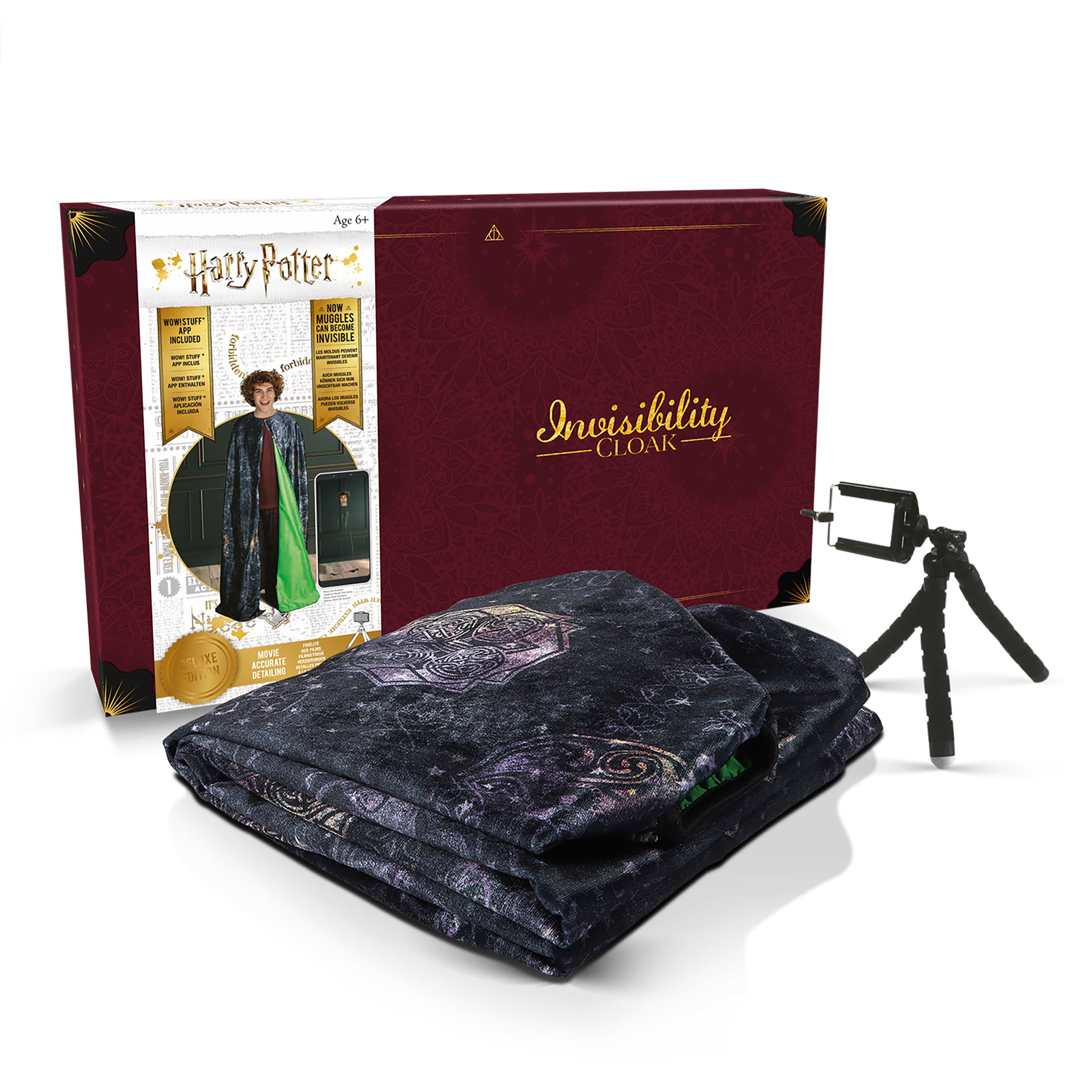 Produktbild Harry Potter Tarnumhang App-optimiert mit Stativ