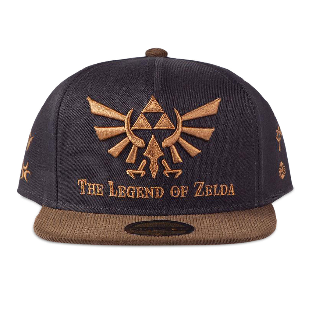 Produktbild Zelda - Hyrule Logo Snapback Cap schwarz-braun
