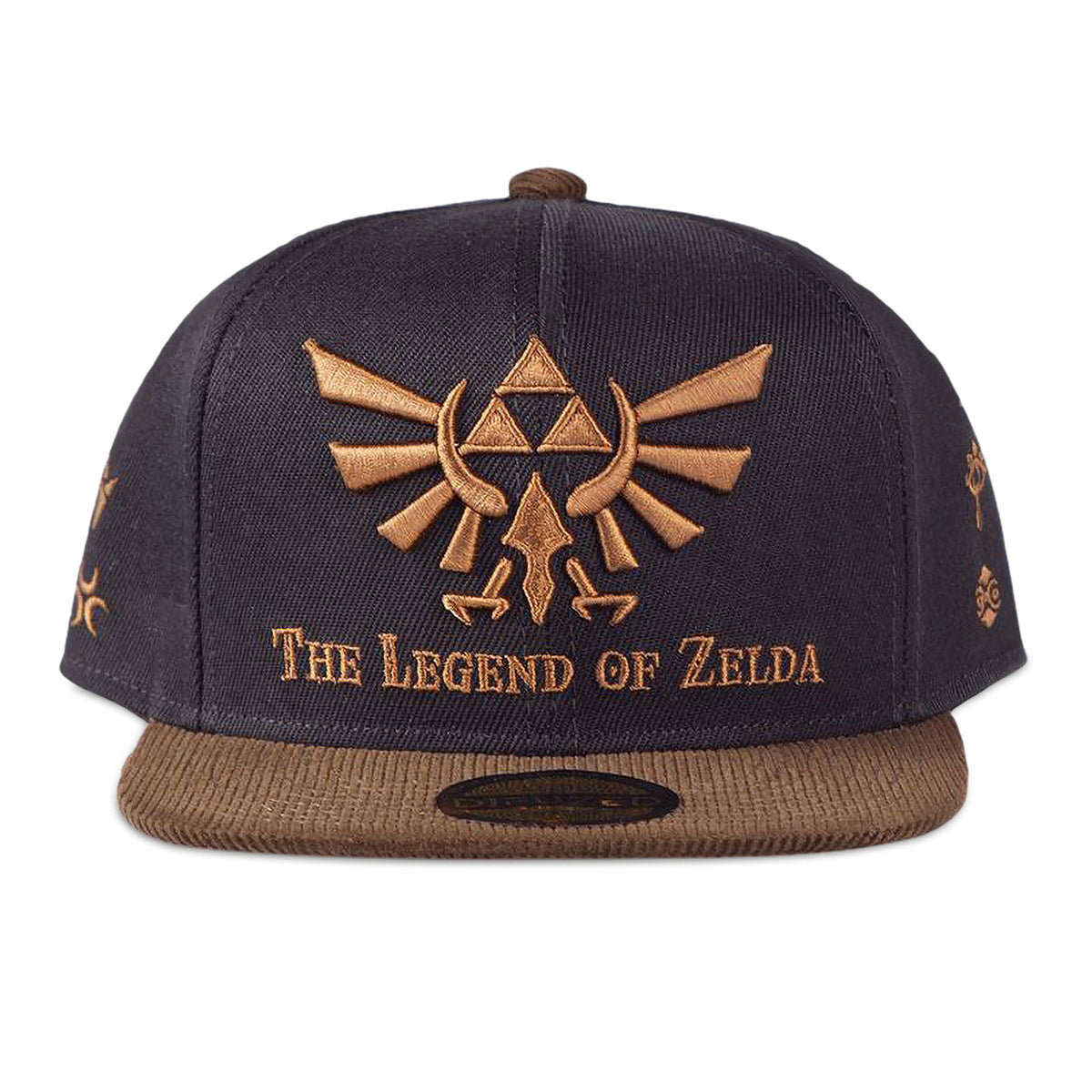 Produktbild Zelda - Hyrule Logo Snapback Cap schwarz-braun