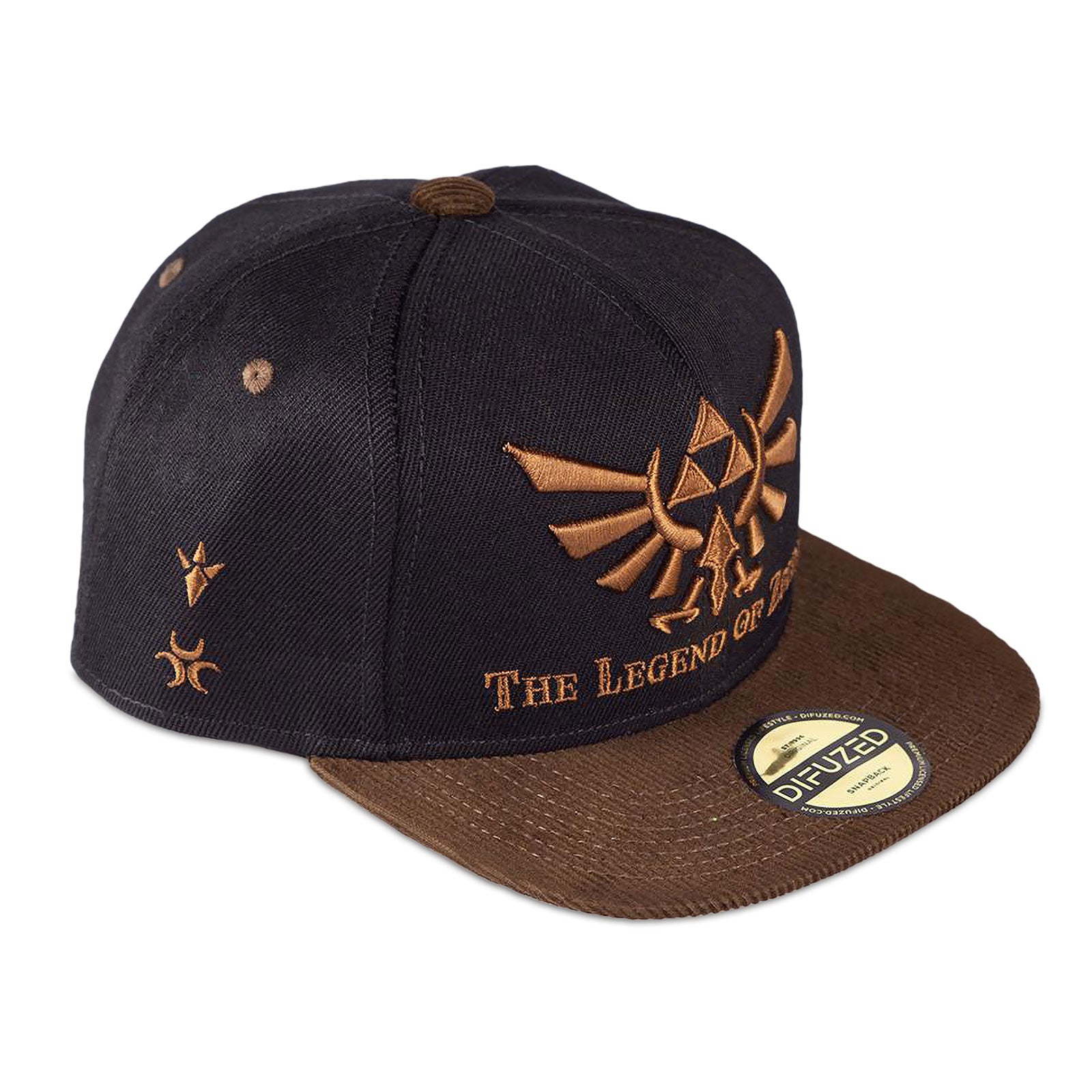 Produktbild Zelda - Hyrule Logo Snapback Cap schwarz-braun