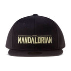 Produktbild The Mandalorian Logo Snapback Cap schwarz - Star Wars