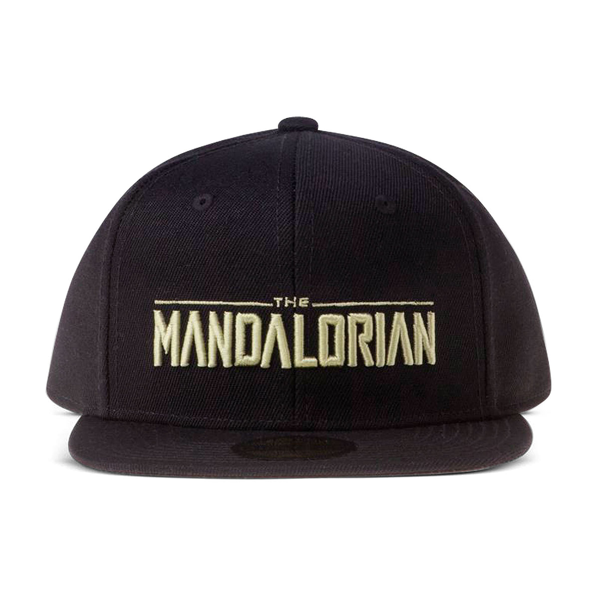 Produktbild The Mandalorian Logo Snapback Cap schwarz - Star Wars
