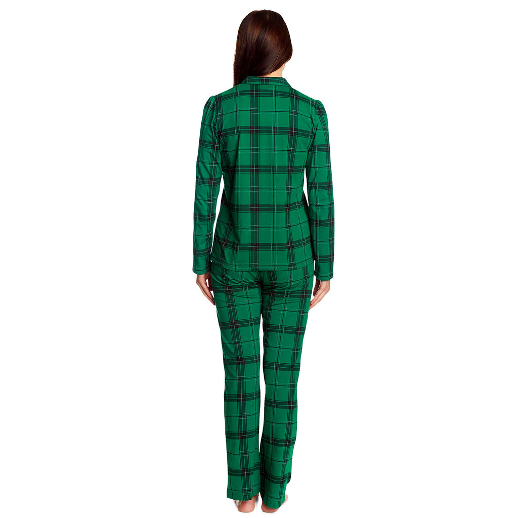 Produktbild Harry Potter - Slytherin Karo Pyjama Damen grün