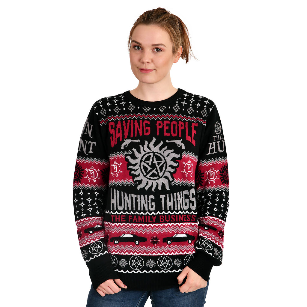 Produktbild Supernatural - Saving People Hunting Things Strickpullover